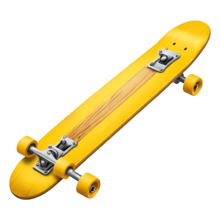 Skate board, yellow sticker