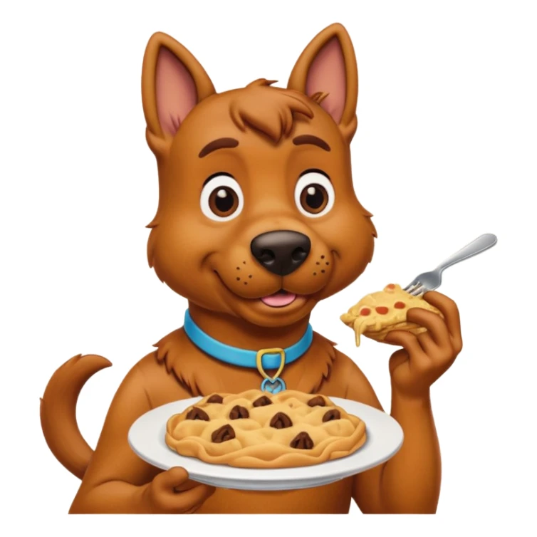 Foodie scooby-doo sticker