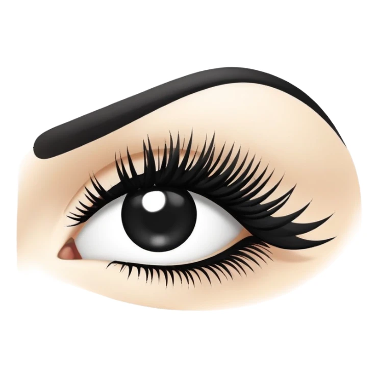 Eyelashes sticker