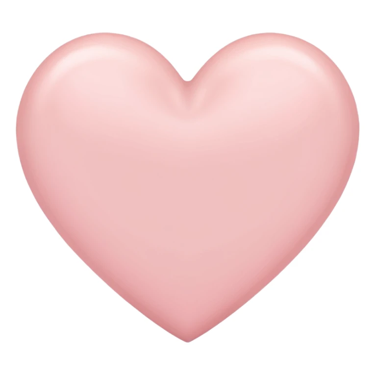 pale pink heart sticker
