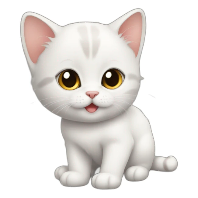 Baby cat so sweet sticker