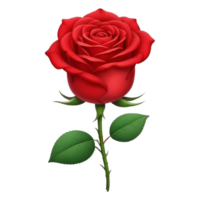 Cute rose sticker