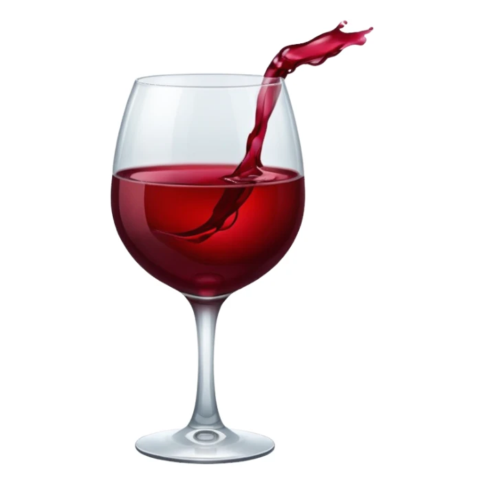 Red wine sticker