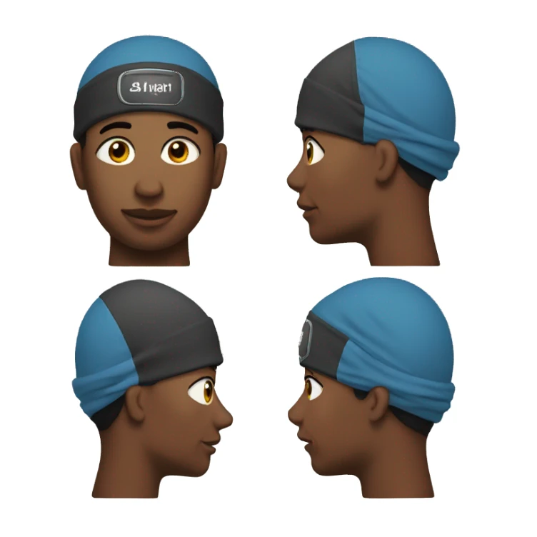 Pregnant man Durag gun.  sticker