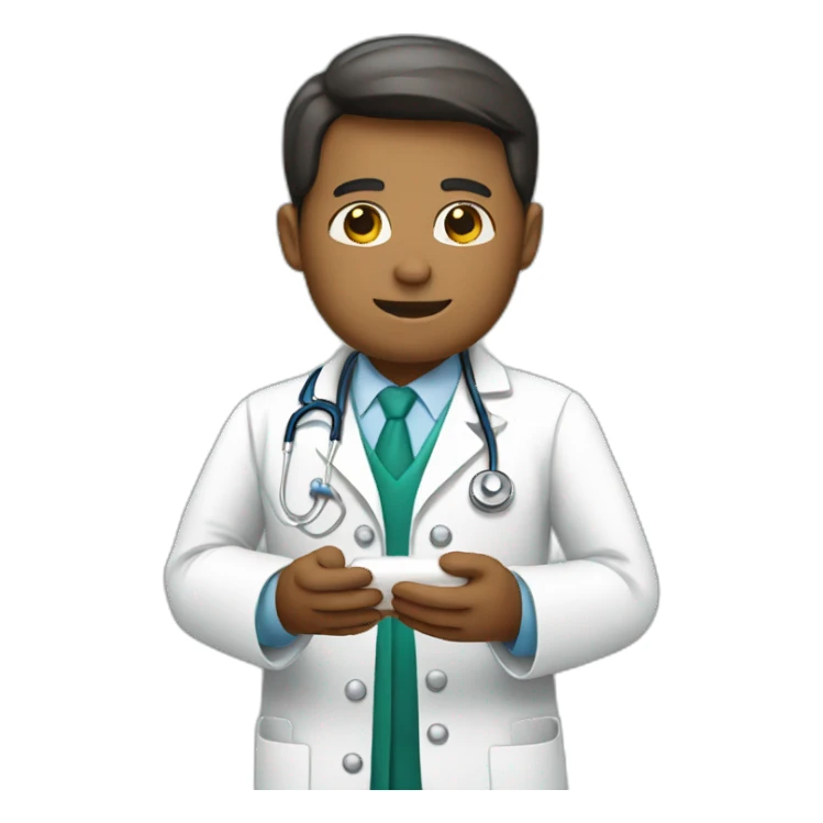 Doctor Offering Pills sticker