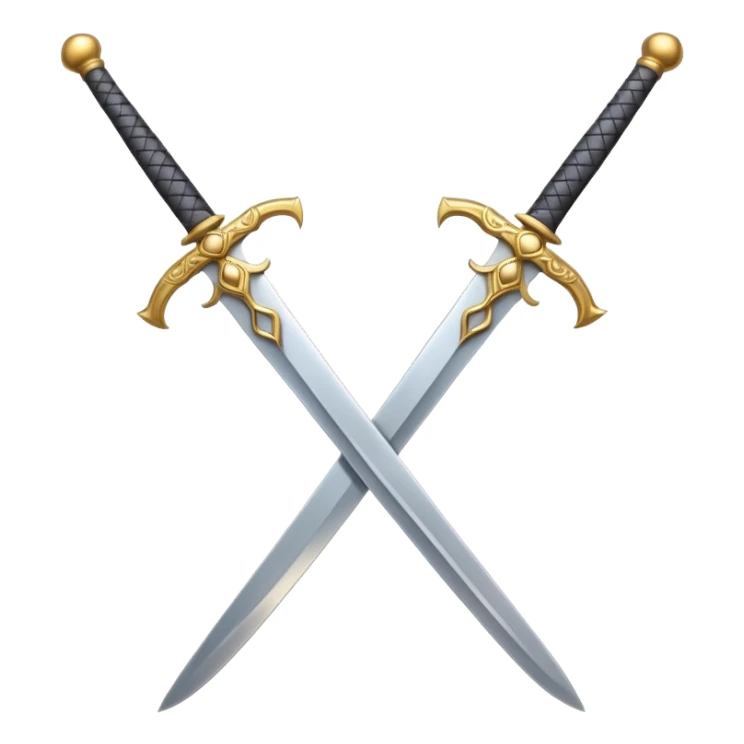 two islamic swords sticker