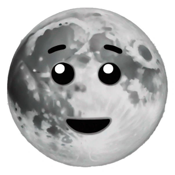 Moon emoji  sticker