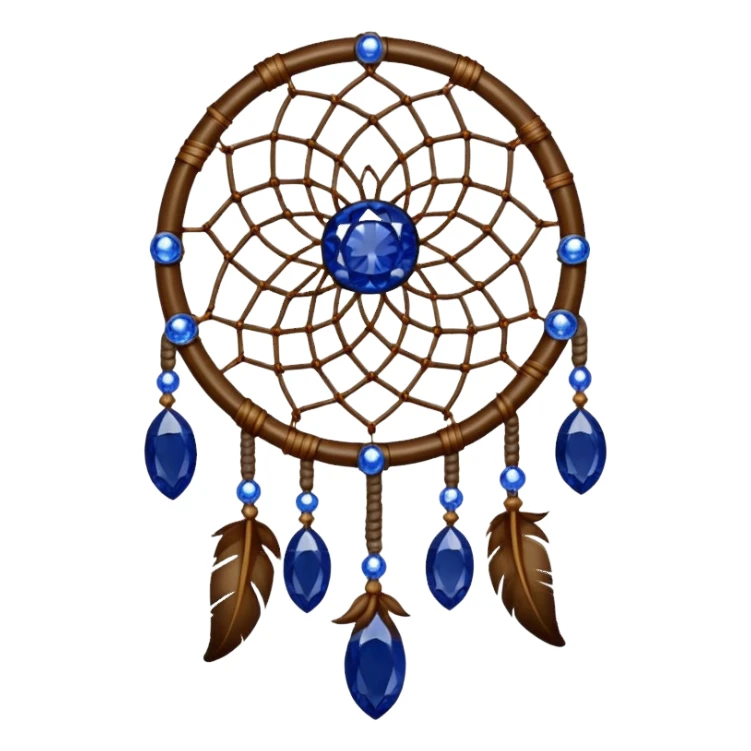 Dreamcatcher with sapphire stones sticker