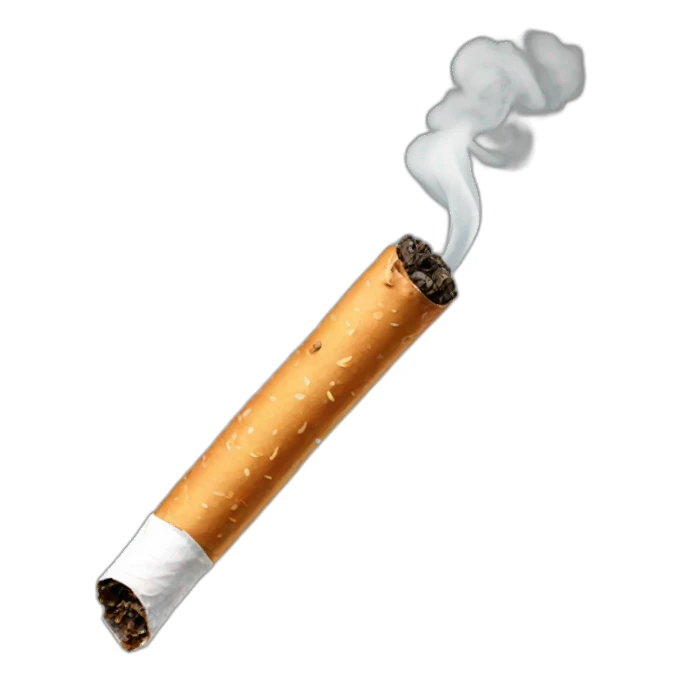 Smoking cigarette emoji sticker