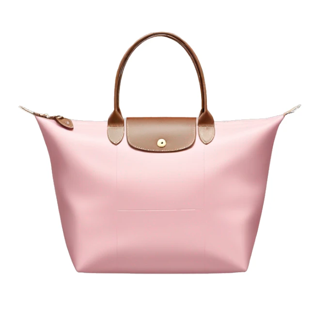 longchamp light pink bag sticker