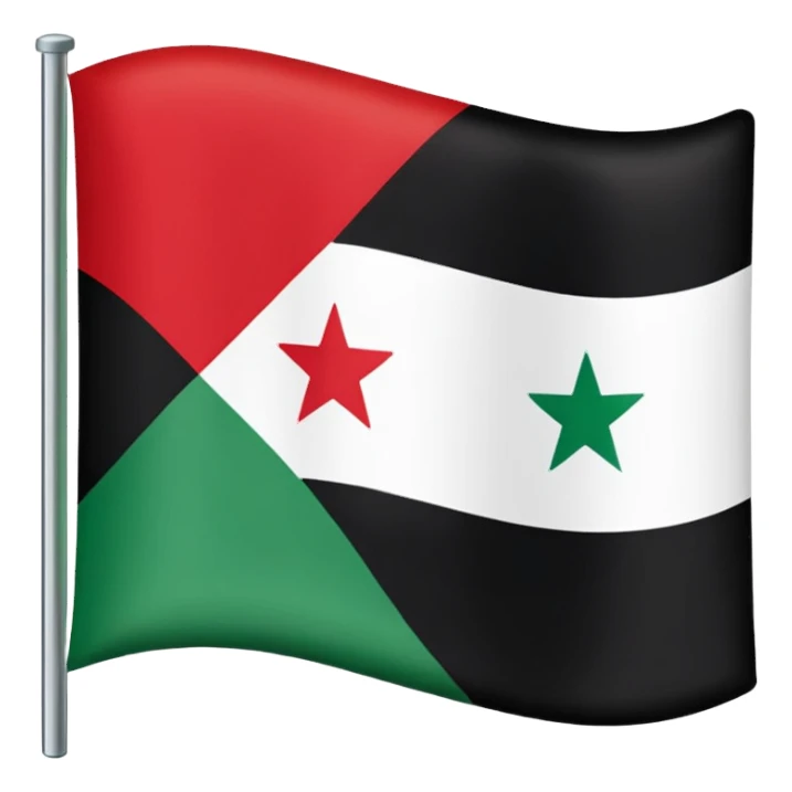 Le drapeau des rebelles syrien sticker
