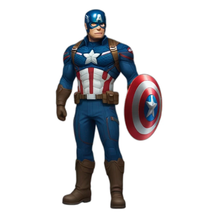 capitan america fullbody sticker