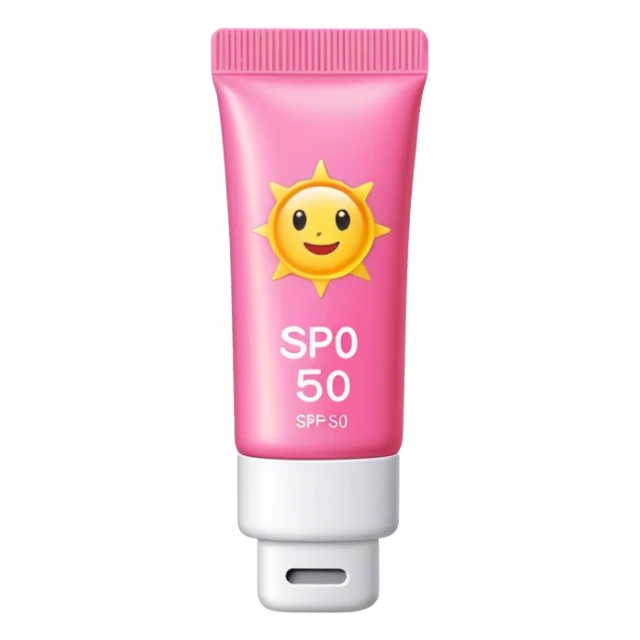 Aesthetic pink SPF 50 stik sticker