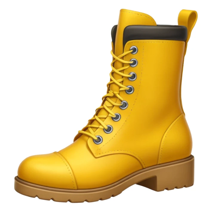 yellow boots sticker