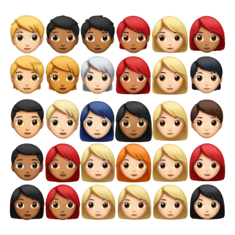 Emoji de personajes de anime sticker