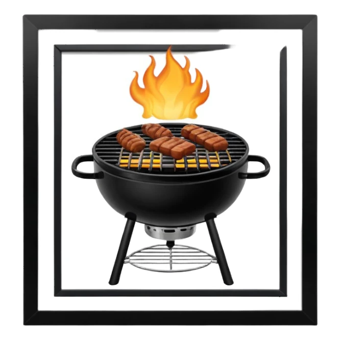 Black Primo bbq sticker