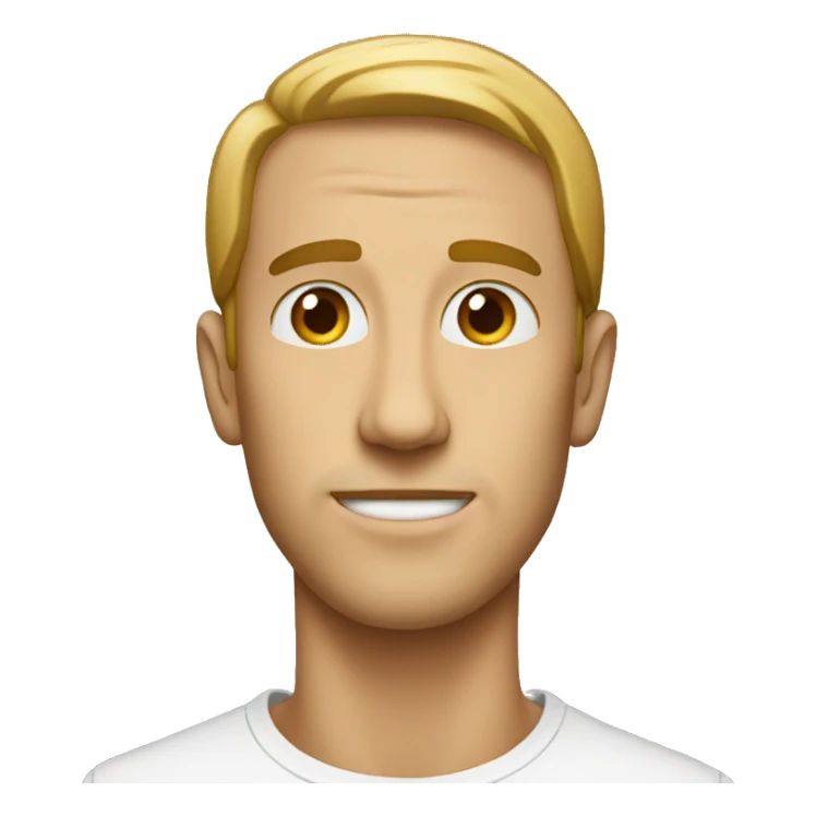 a guy with a very long neck sticker