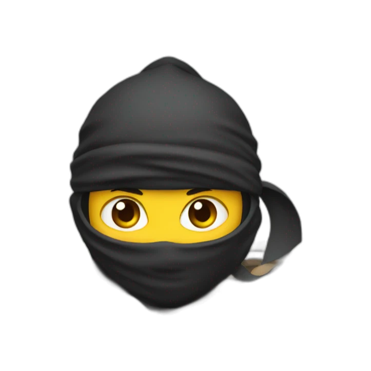 Ninja in car sticker