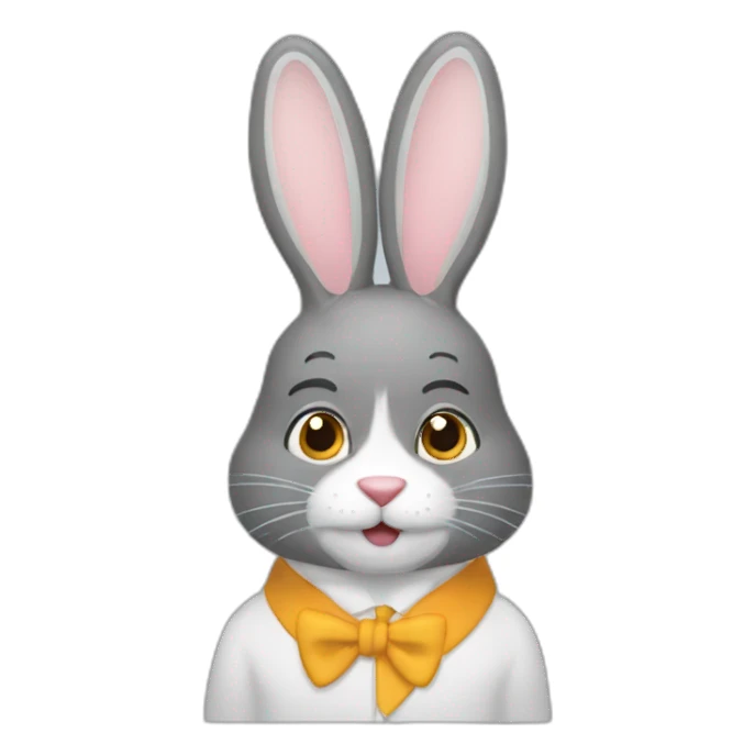 Coneja oficina sticker