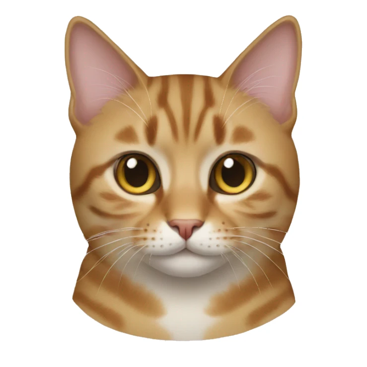 cat like a human sticker