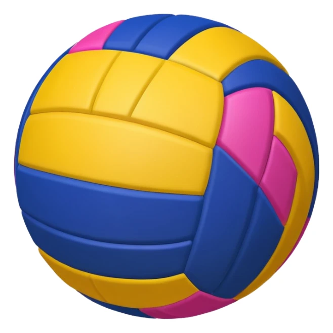 colourfull volleyball sticker
