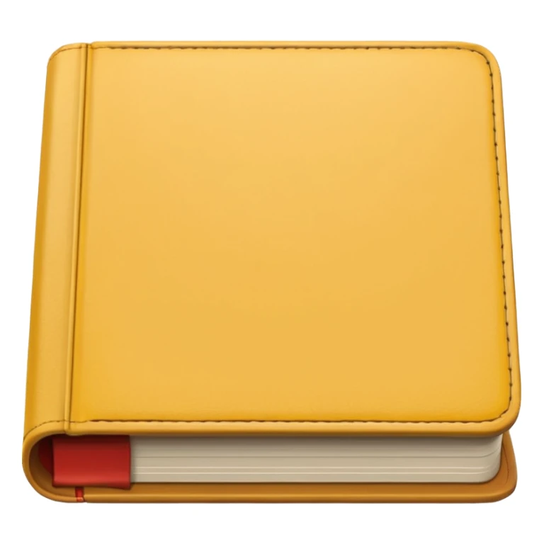 make a soft yellow book emoji sticker
