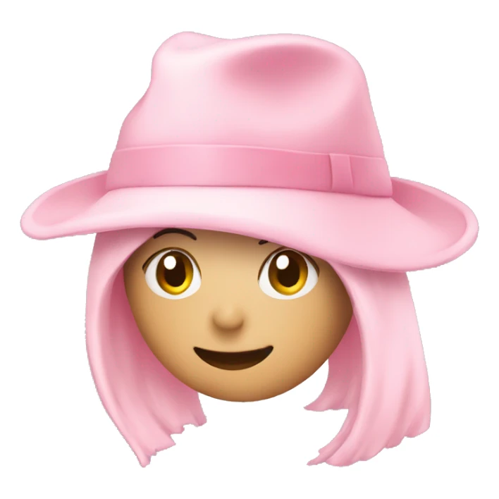 Light pink hat with an S sticker