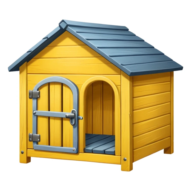 yellow dog kennels sticker