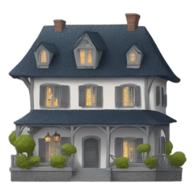 Maison hanté sticker