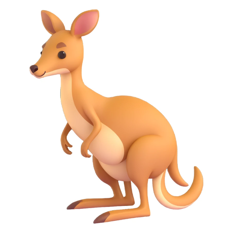 kangaroo sticker
