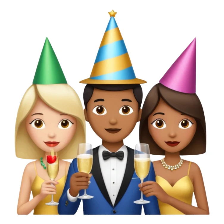 fiesta 3 personasa sticker