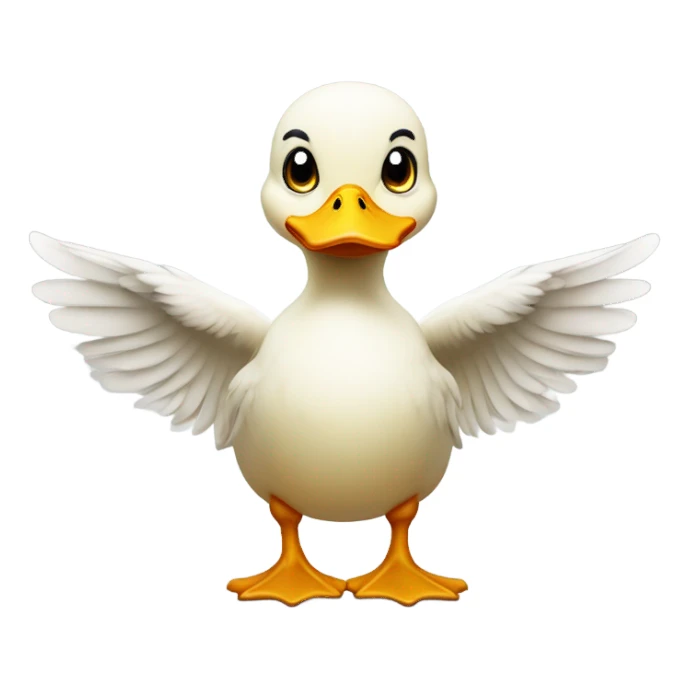 Baby duck annoyed  sticker