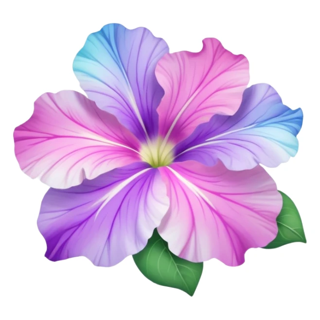 Pastel Nebulae Petunia sticker