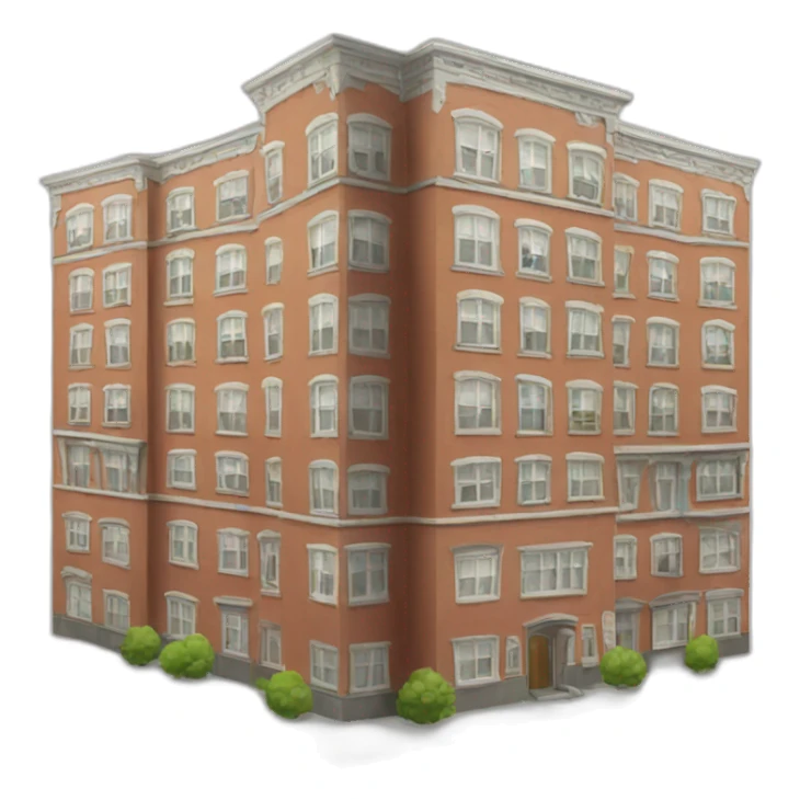 Apartment in the city sticker