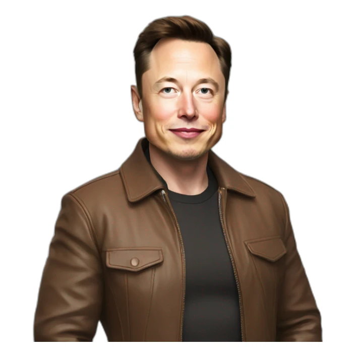 Elon Musk in ken sticker