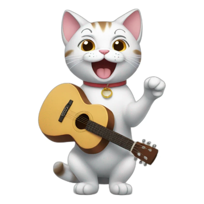 cat sing a song sticker