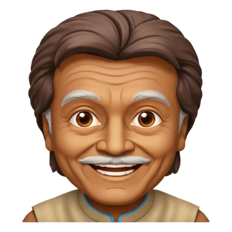 Rajnikant face sticker