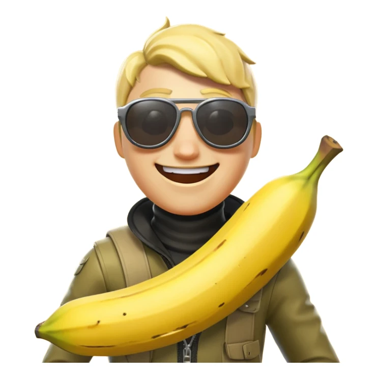 Peely from Fortnite sticker