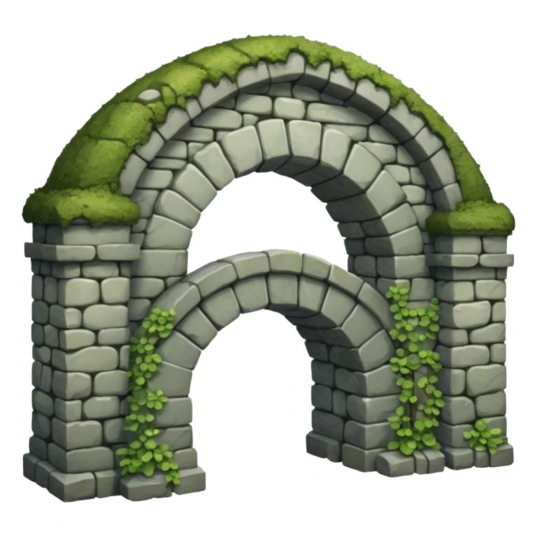 fantasy stone bridge sticker