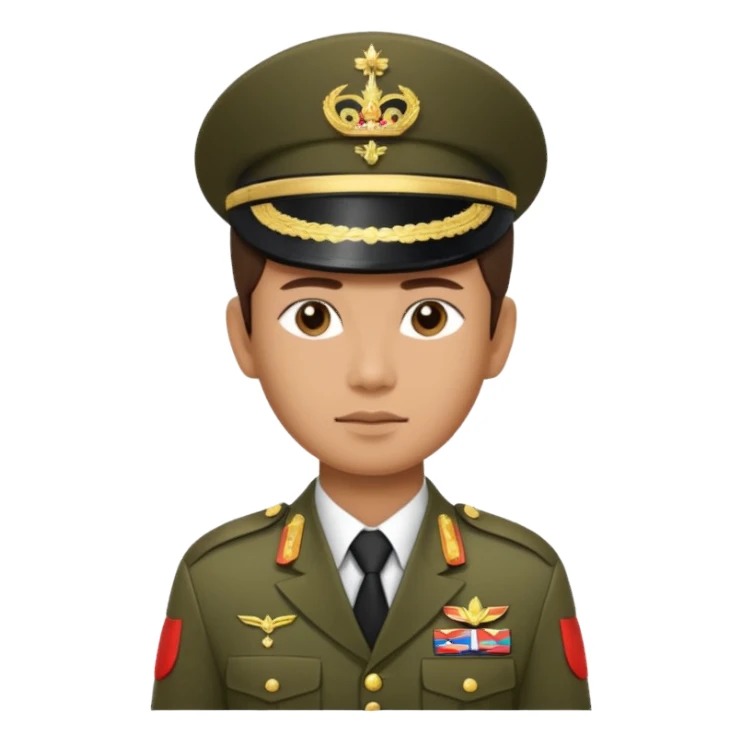 Thai royal army sticker