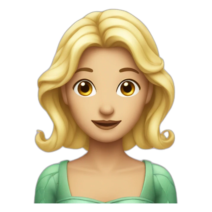 Sirène fée sticker