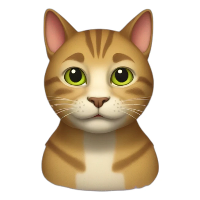 shrek cat sticker