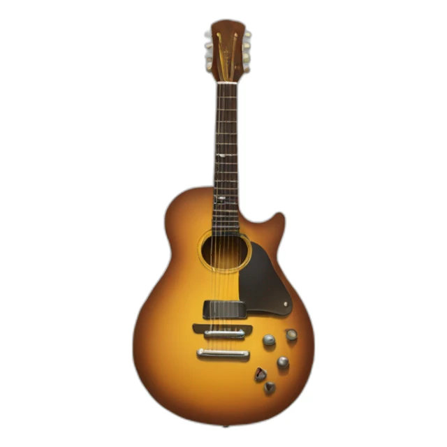 Classic guitar sticker
