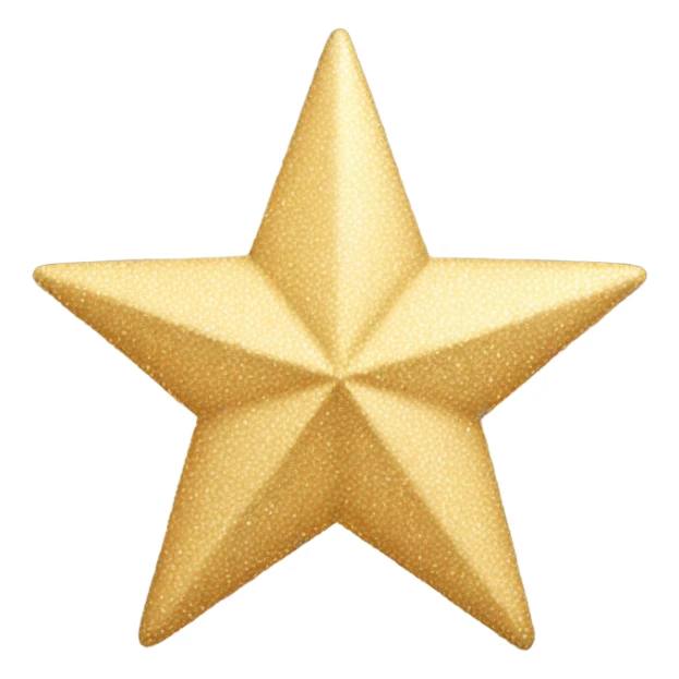 Christmas star sticker