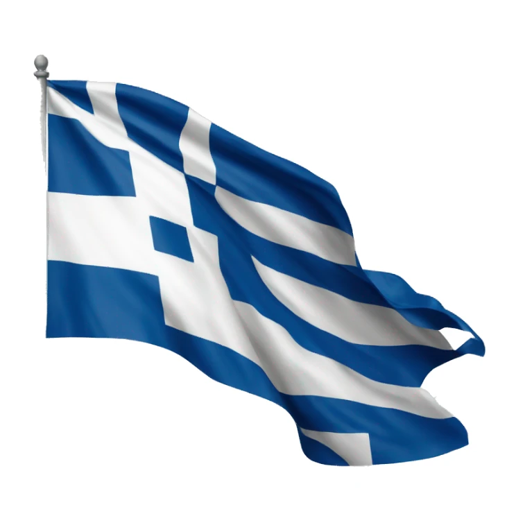 Greek flag sticker