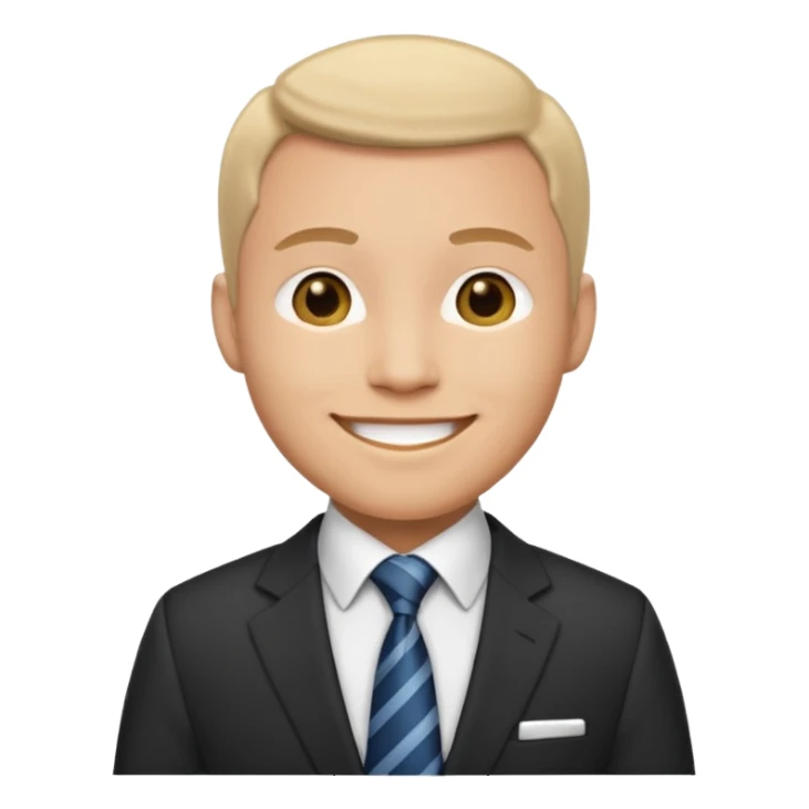 Business analytics Man sticker