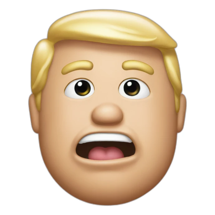 Blobby-trump sticker