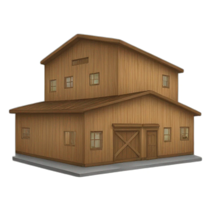 modern lumber factory sticker