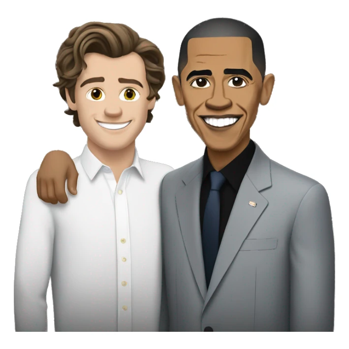 Harry styles and Obama sticker
