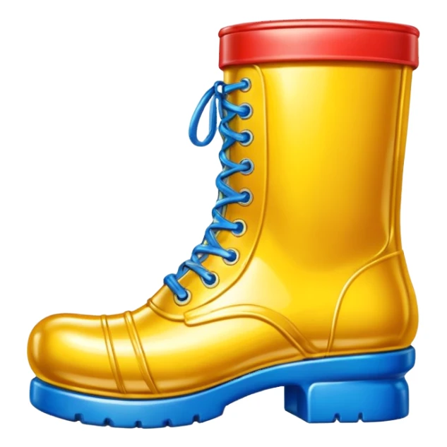 Jeff Koons style spam can boot shoe sticker